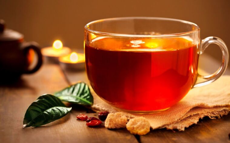 Sugar-free tea drinking diet is an allowed drink on the menu