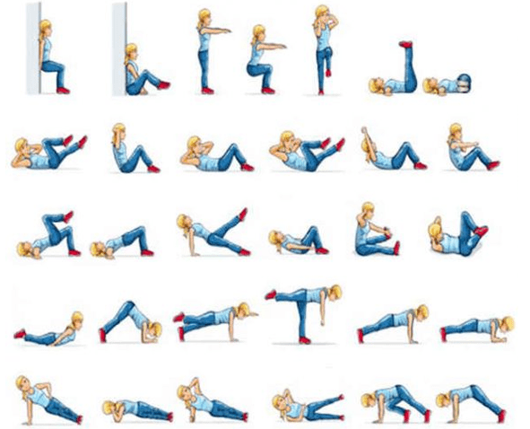 Lose weight at home